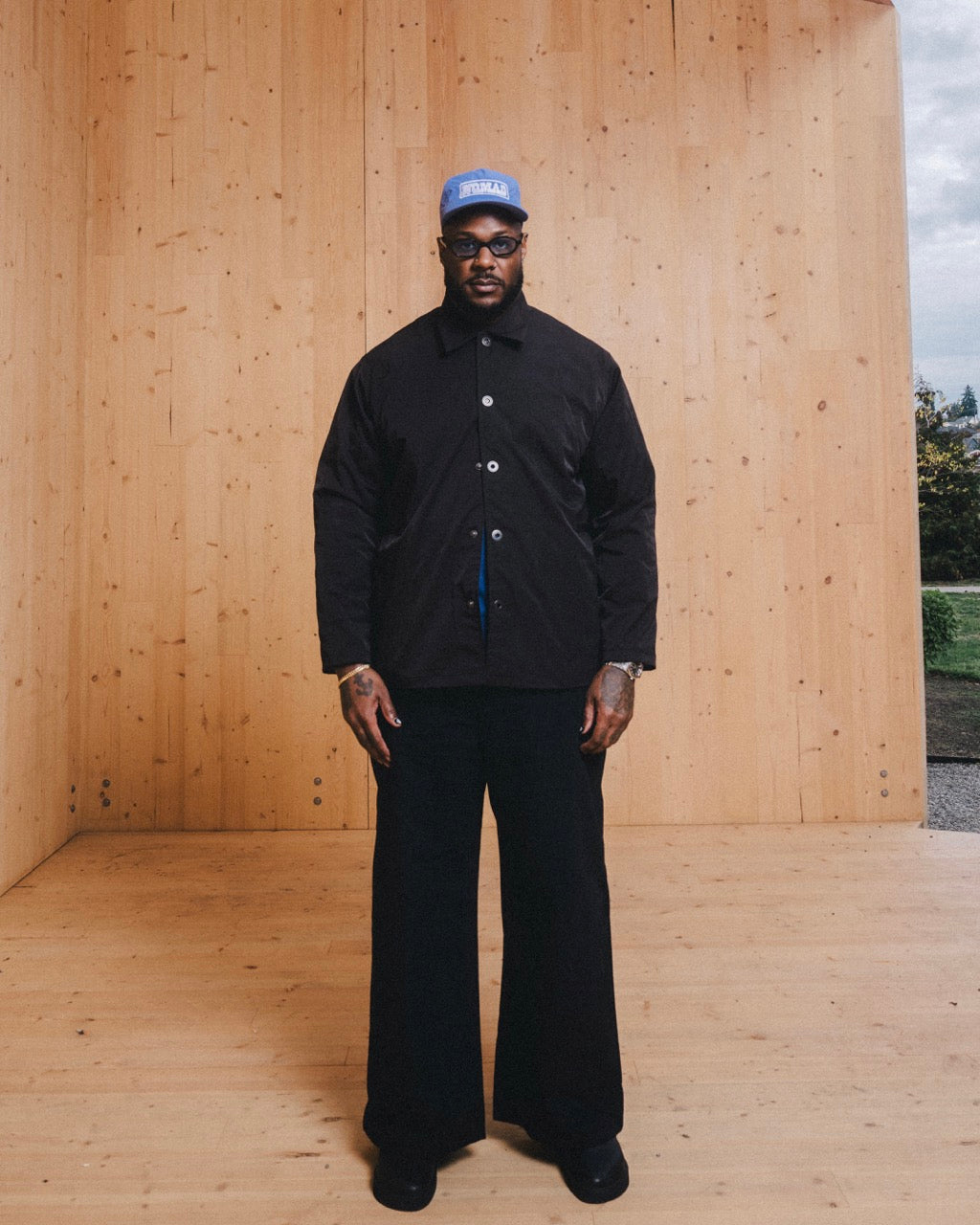 NOMAD LAPIS/WHITE LOGO HAT