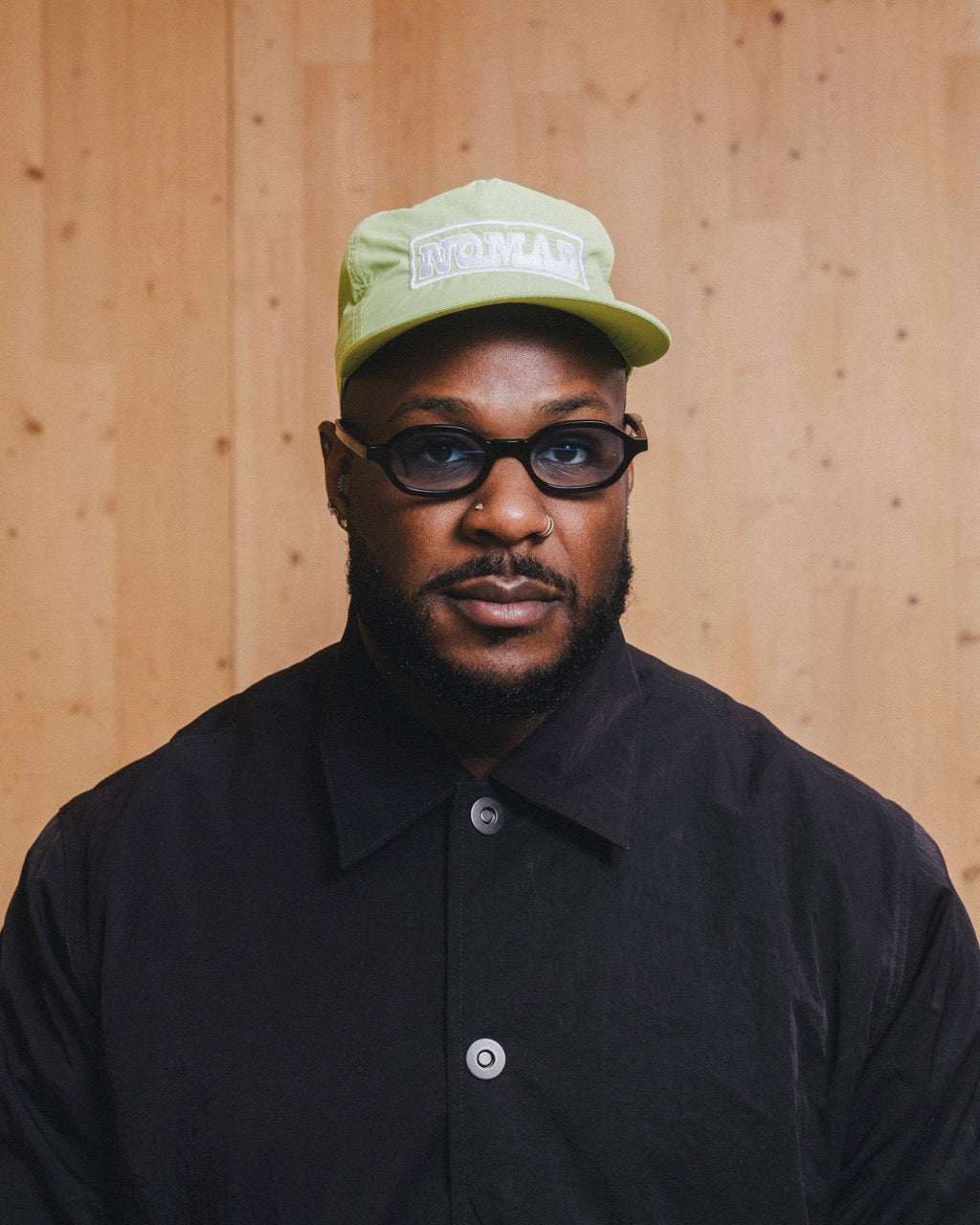 NOMAD LIME/WHITE LOGO HAT