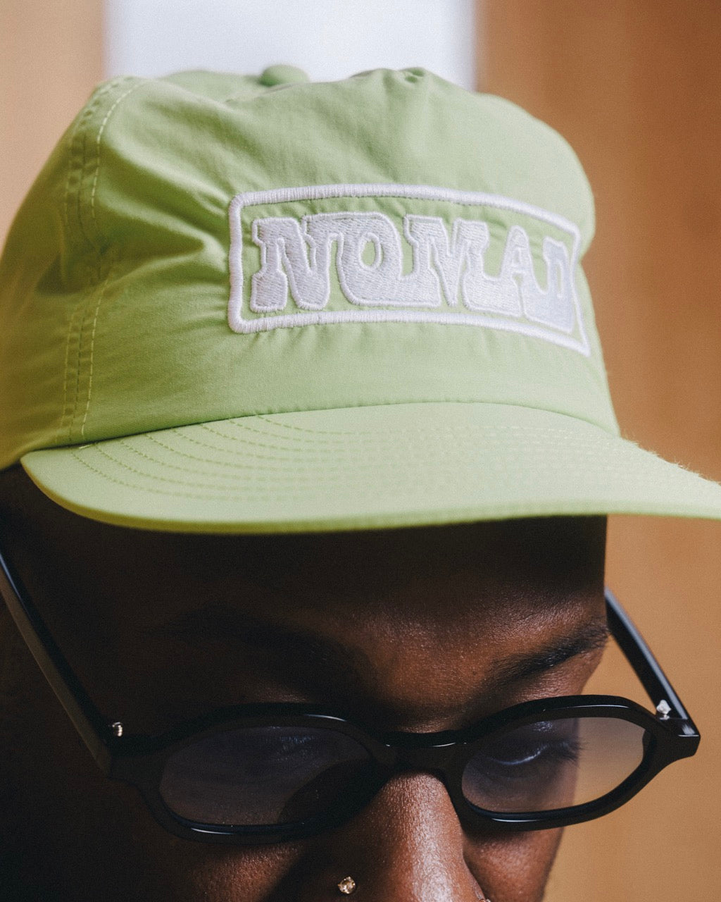 NOMAD LIME/WHITE LOGO HAT