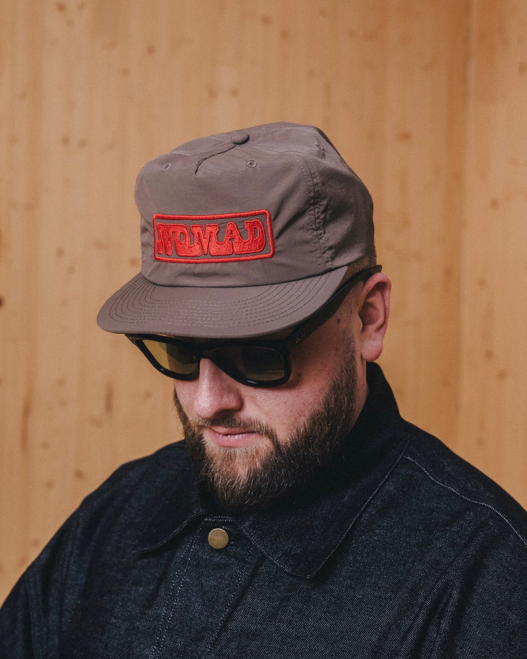 NOMAD BROWN/RED LOGO HAT