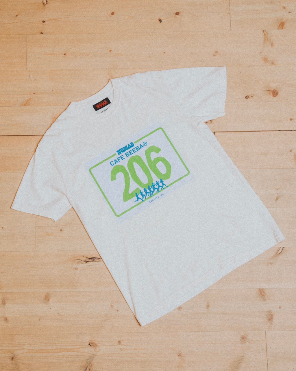 NOMAD x CAFE BEEBA WORKOUT TEE (IVORY)