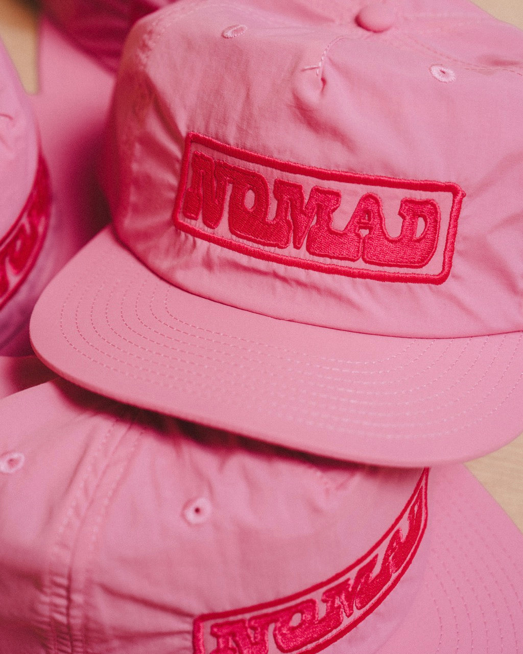 NOMAD BUBBLEGUM PINK LOGO HAT