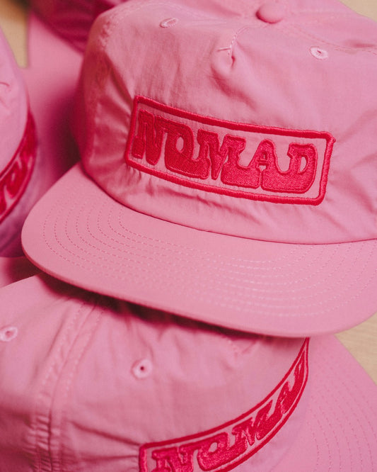 NOMAD BUBBLEGUM PINK LOGO HAT