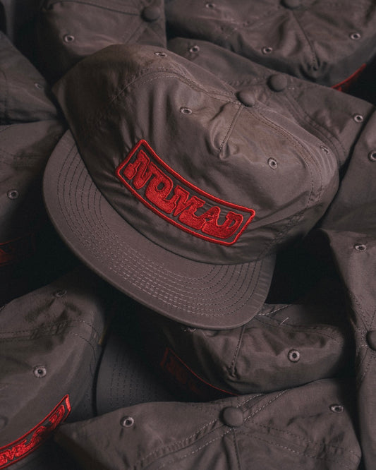 NOMAD BROWN/RED LOGO HAT