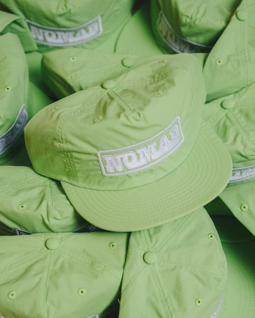 NOMAD LIME/WHITE LOGO HAT