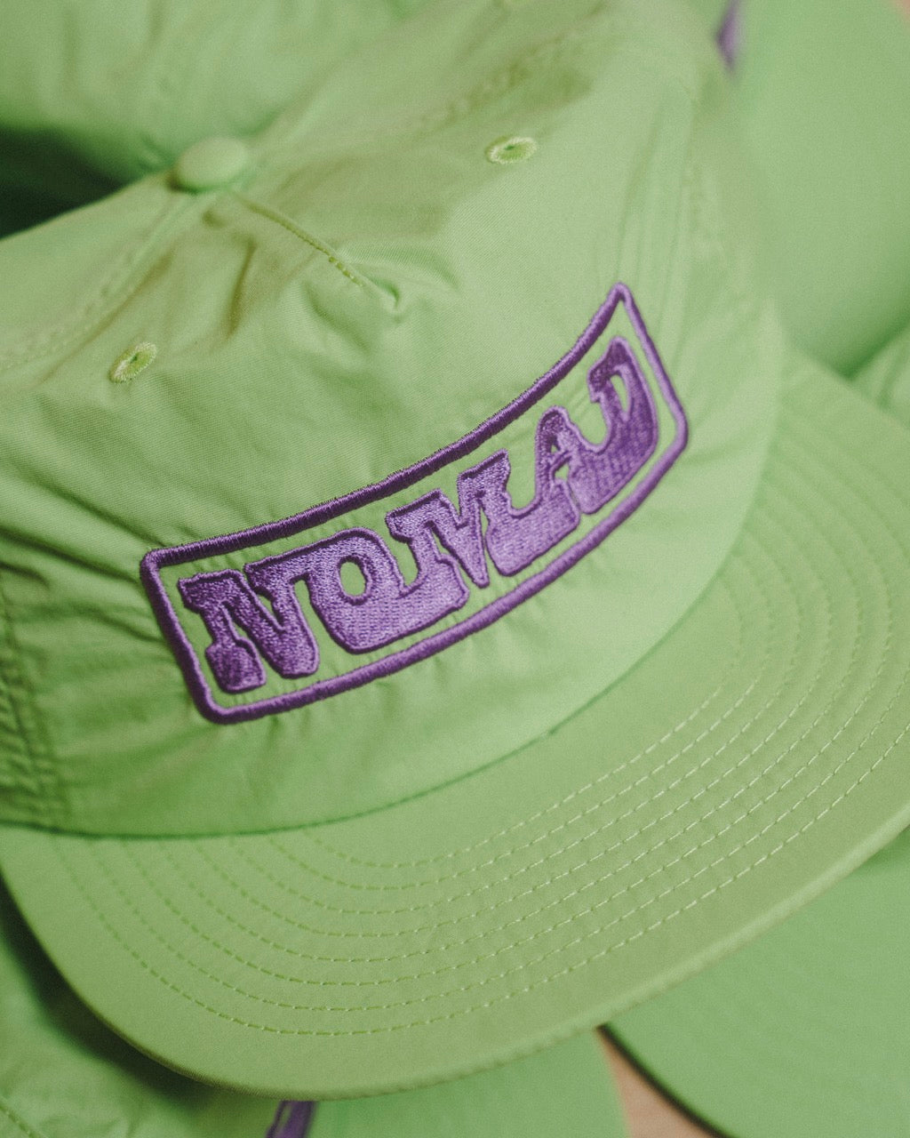 NOMAD LIME/PURPLE LOGO HAT